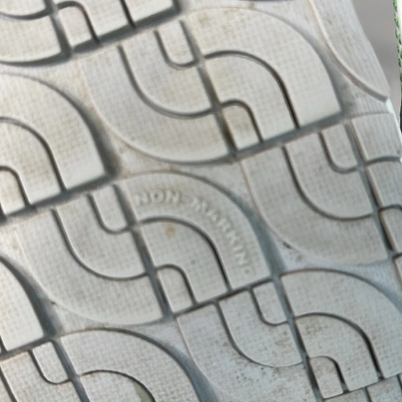 THE NORTH FACE Base Camp Ballet Flats Lime Green Grey White Mesh Perforated 10 - Picture 11 of 14